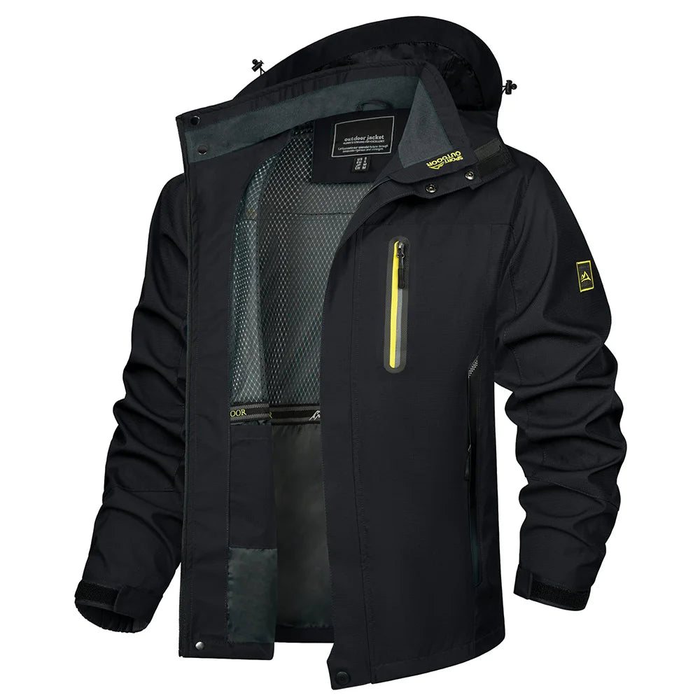 Jaqueta Masculina Outdoor TACVASEN – Leve, Versátil e à Prova de Vento