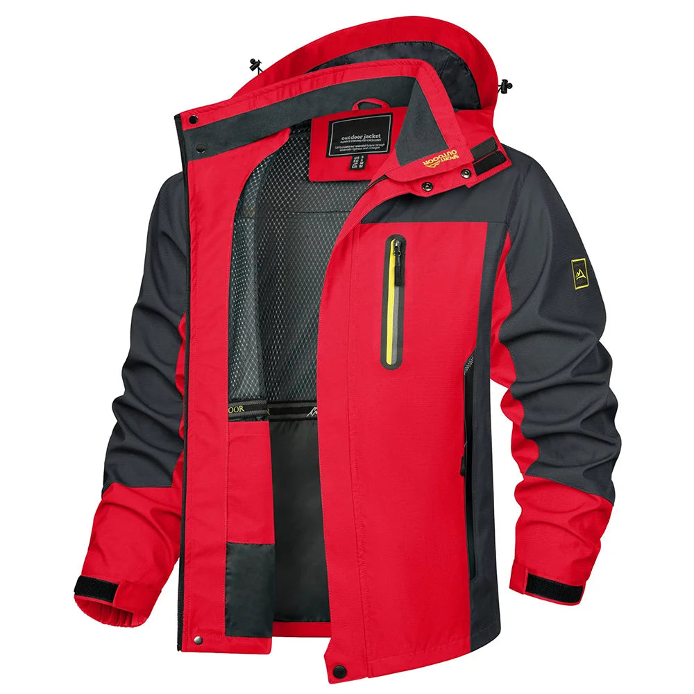 Jaqueta Masculina Outdoor TACVASEN – Leve, Versátil e à Prova de Vento